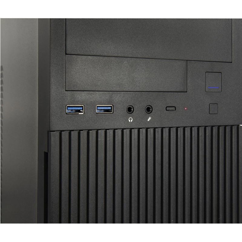 Ohišje Inter-Tech IT-6521 Straight, microATX, črno
