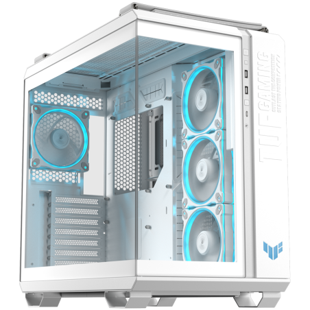 Ohišje ASUS TUF Gaming GT502 Horizon ATX, kaljeno steklo, belo