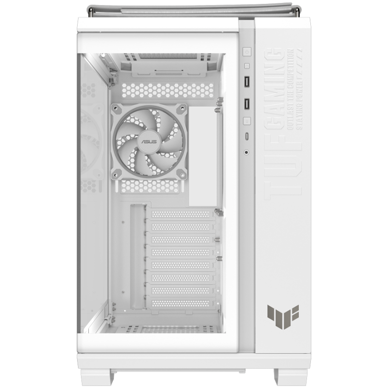 Ohišje ASUS TUF Gaming GT502 Horizon ATX, kaljeno steklo, belo
