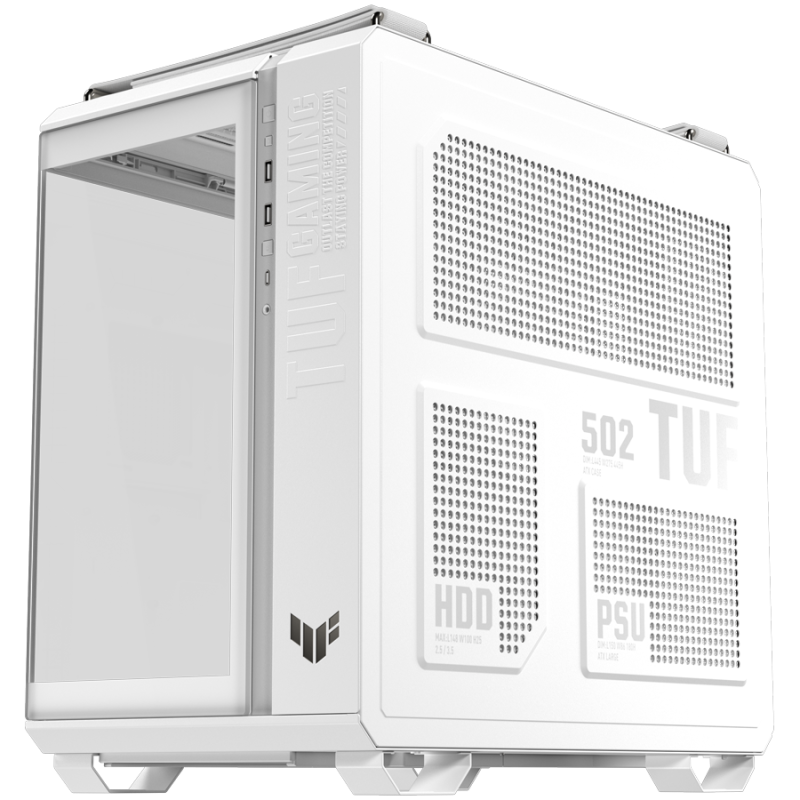 Ohišje ASUS TUF Gaming GT502 Horizon ATX, kaljeno steklo, belo