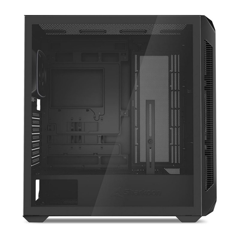 Ohišje SHARKOON AK5M RGB, midiATX, črno