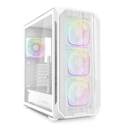 Ohišje SHARKOON AK5M RGB, midiATX, belo