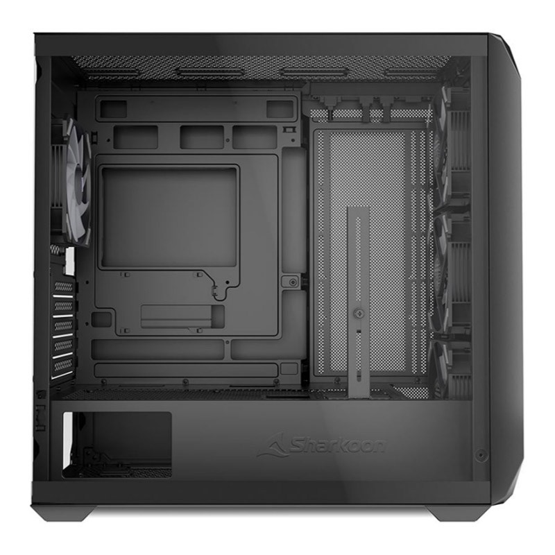 Ohišje SHARKOON MK3 RGB, midiATX, črno