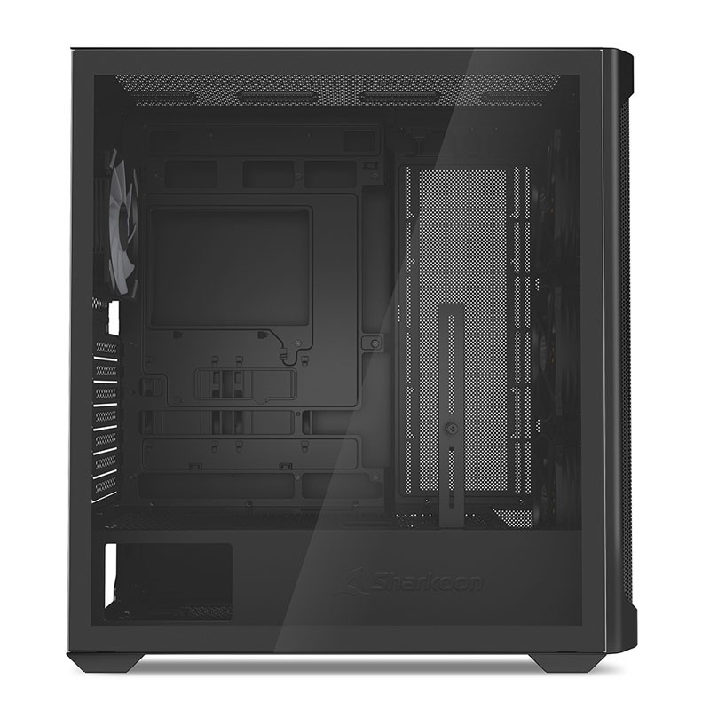 Ohišje SHARKOON AK4W RGB Strip, midiATX, črno