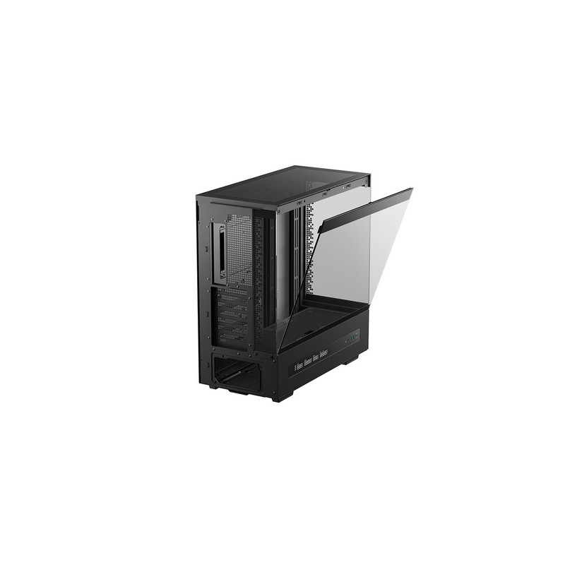 Ohišje DeepCool CH690 DIGITAL, ATX, Midi-Tower, LCD, steklo, črno