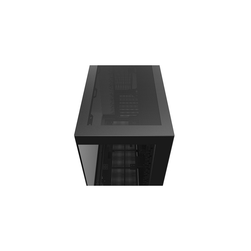 Ohišje DeepCool CH690 DIGITAL, ATX, Midi-Tower, LCD, steklo, črno