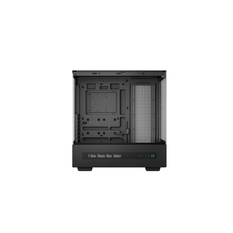 Ohišje DeepCool CH690 DIGITAL, ATX, Midi-Tower, LCD, steklo, črno