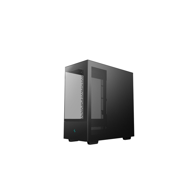 Ohišje DeepCool CH690 DIGITAL, ATX, Midi-Tower, LCD, steklo, črno