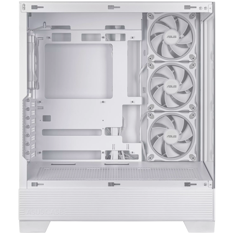 Ohišje ASUS A31 PLUS ATX, steklo, 4x 120mm ventilatorji, belo