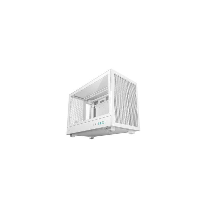 Računalniško ohišje DeepCool CH260, Micro-ATX, steklo, belo