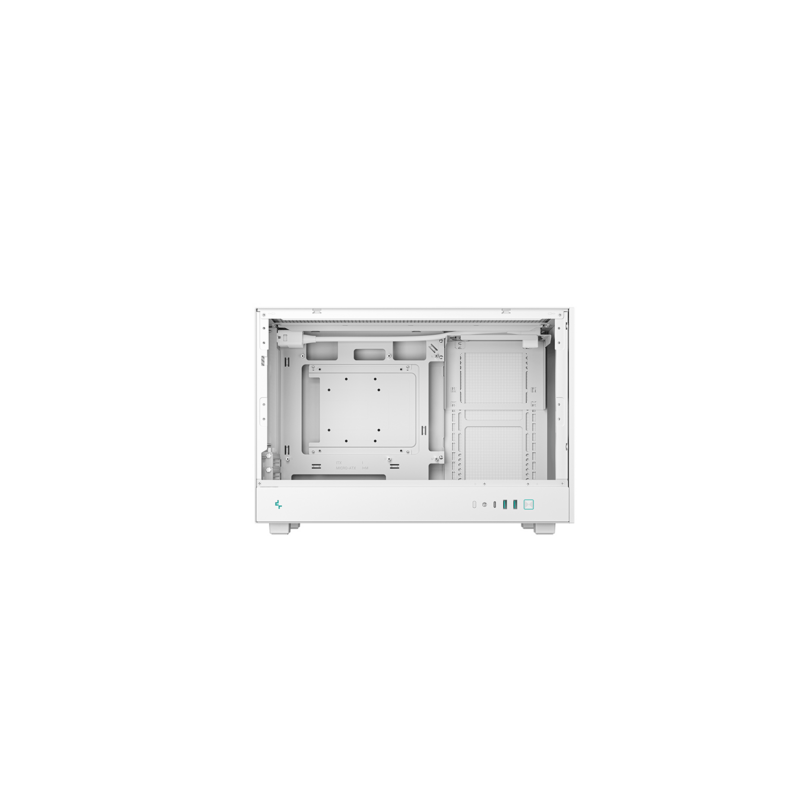 Računalniško ohišje DeepCool CH260, Micro-ATX, steklo, belo
