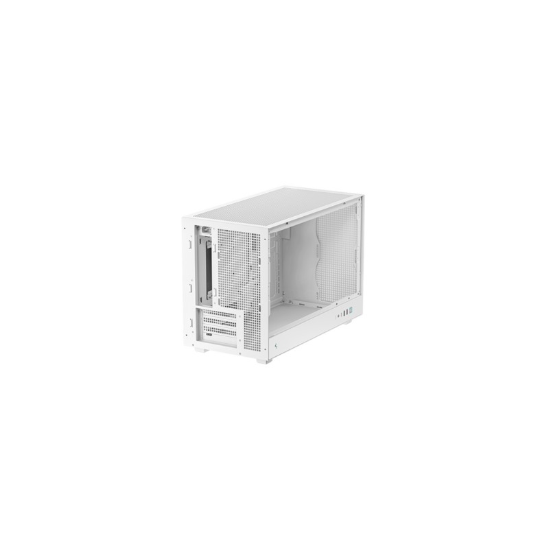 Računalniško ohišje DeepCool CH260, Micro-ATX, steklo, belo