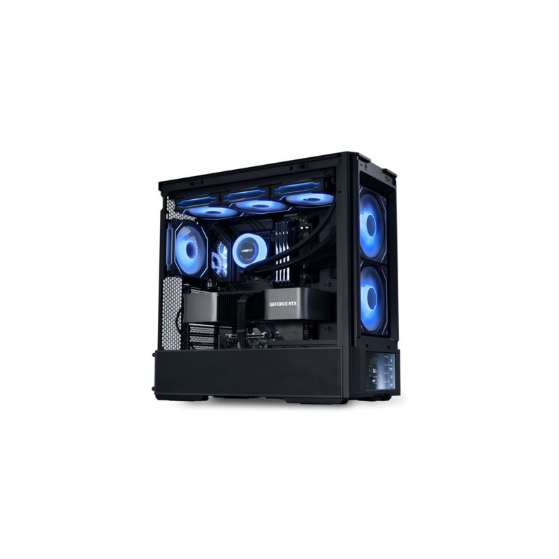 Računalniško ohišje Lian Li LANCOOL 207 Digital, ATX, steklo, črno