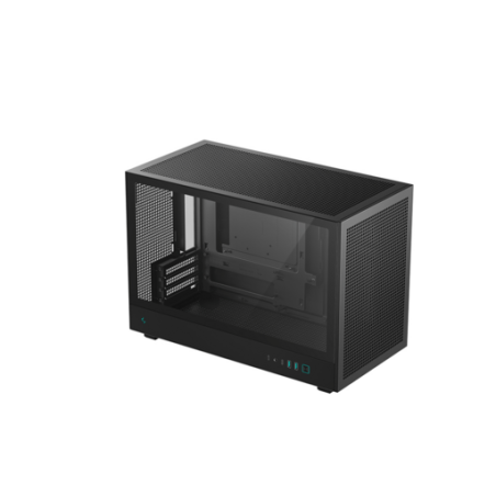 Računalniško ohišje DeepCool CH260, Micro-ATX, steklo, črno