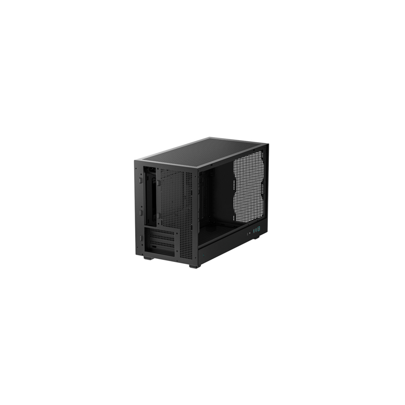 Računalniško ohišje DeepCool CH260, Micro-ATX, steklo, črno