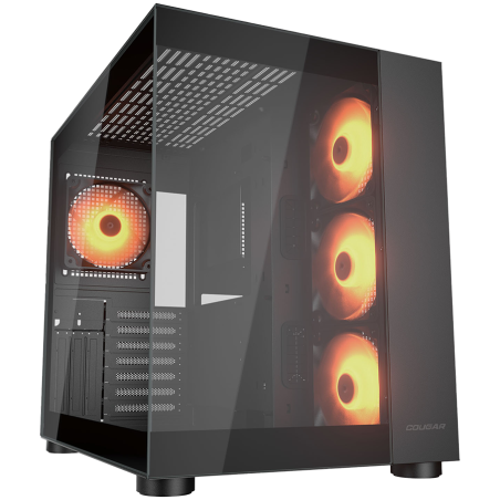 Ohišje COUGAR FV150 RGB, Mid tower, črno