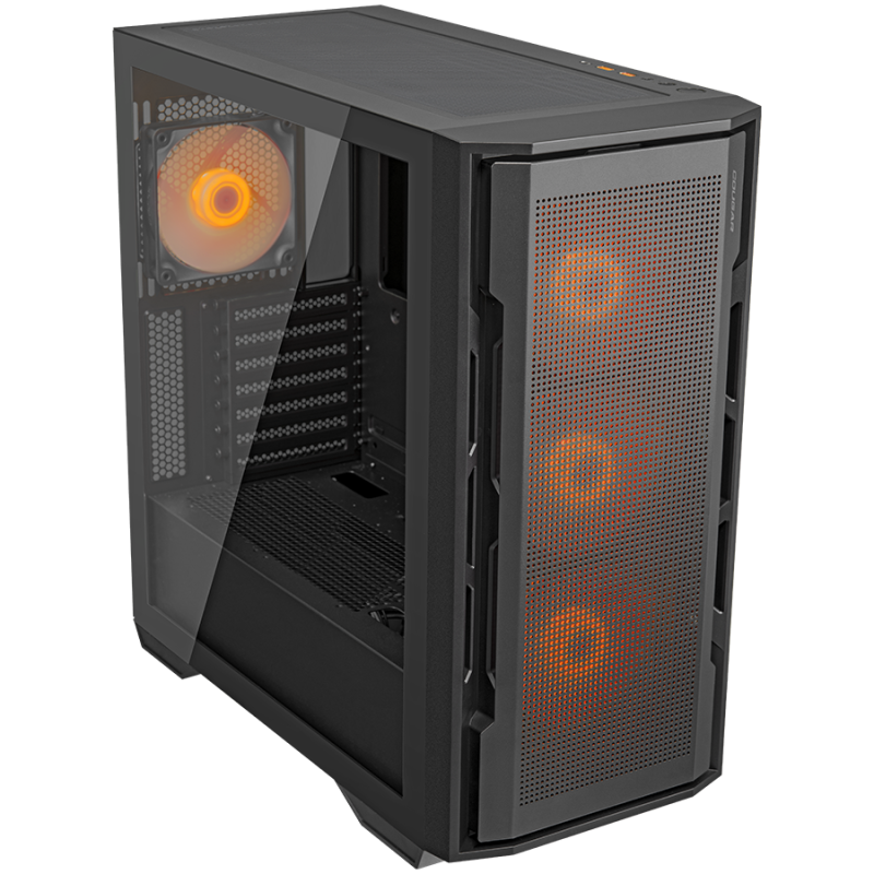 Ohišje COUGAR UNIFACE RGB, Mid Tower, črno