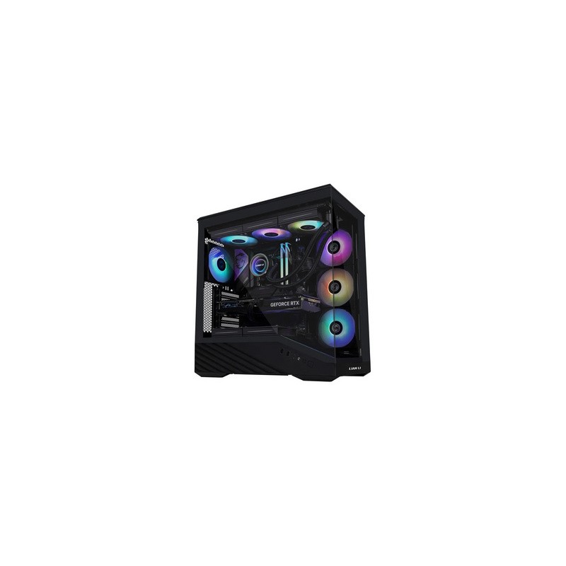 Računalniško ohišje Lian Li Vector V100, ATX, Midi-Tower, kaljeno steklo, črno
