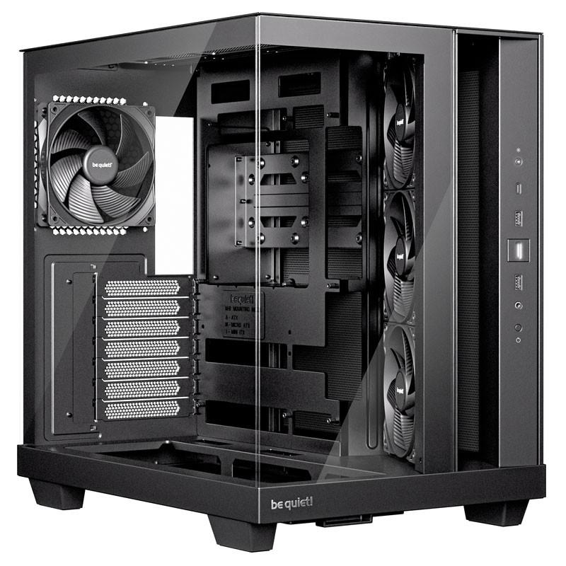 Ohišje BE QUIET! Light Base 500, midi-ATX, okno, črno