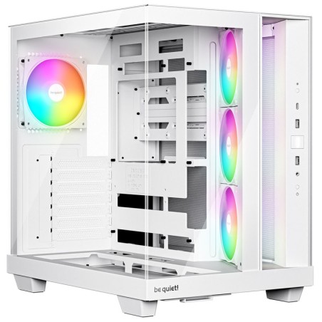 Ohišje BE QUIET! Light Base 500 LX RGB, midi-ATX, okno, belo