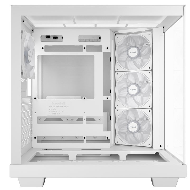 Ohišje BE QUIET! Light Base 500 LX RGB, midi-ATX, okno, belo