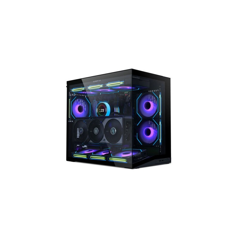 Ohišje Lian Li O11 Dynamic Mini V2, ATX, Midi-Tower, kaljeno steklo, črno