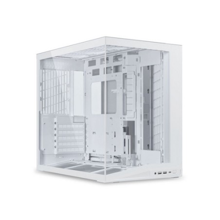Ohišje Lian Li O11 Dynamic Mini V2, ATX, Midi-Tower, kaljeno steklo, belo