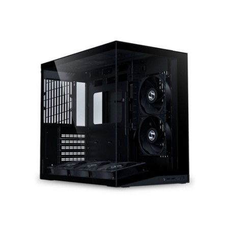 Ohišje Lian Li O11 Dynamic Mini V2 Flow, ATX, Midi-Tower, kaljeno steklo, črno