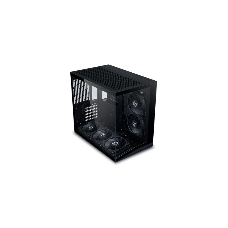 Ohišje Lian Li O11 Dynamic Mini V2 Flow, ATX, Midi-Tower, kaljeno steklo, črno