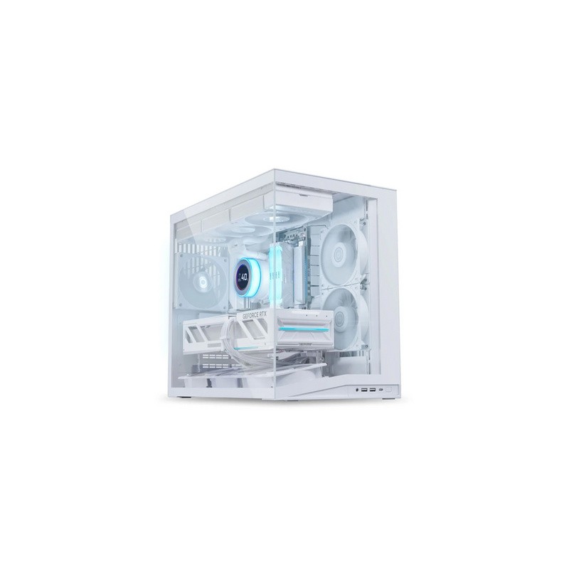 Ohišje Lian Li O11 Dynamic Mini V2 Flow, ATX, Midi-Tower, kaljeno steklo, belo