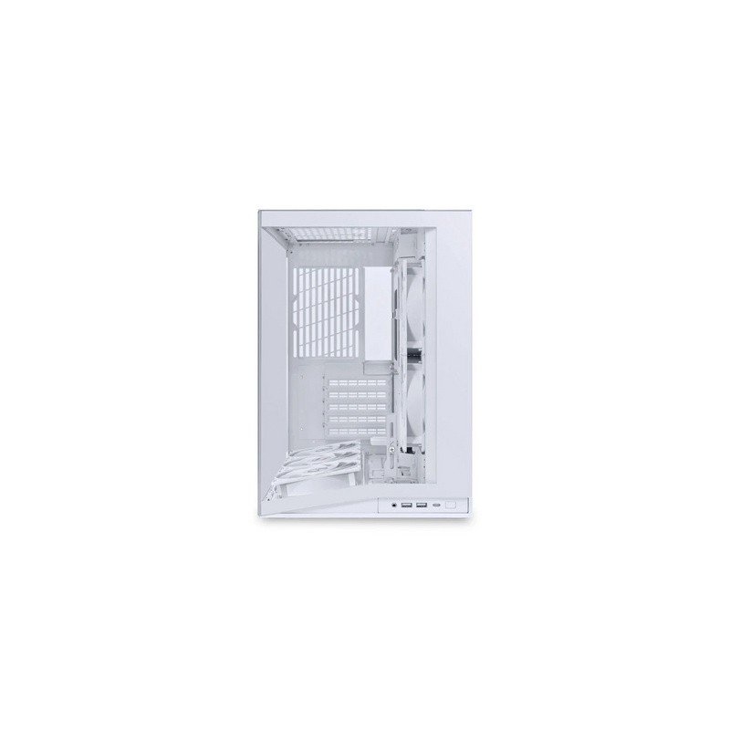 Ohišje Lian Li O11 Dynamic Mini V2 Flow, ATX, Midi-Tower, kaljeno steklo, belo