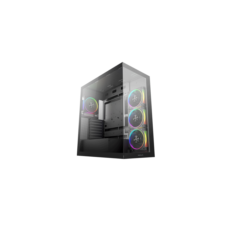 Ohišje DeepCool CG580 4F V2, ATX, Midi-Tower, črno