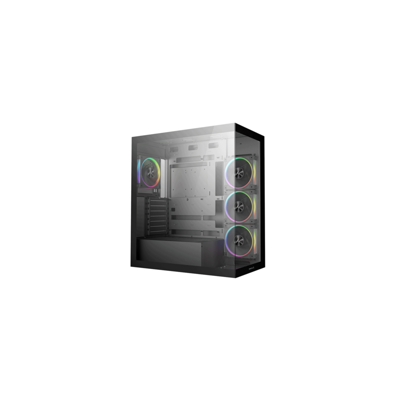Ohišje DeepCool CG580 4F V2, ATX, Midi-Tower, črno