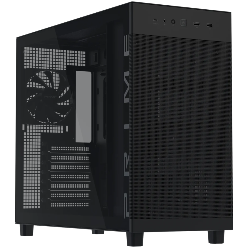 Ohišje ASUS Prime AP303 TG, ATX, črno