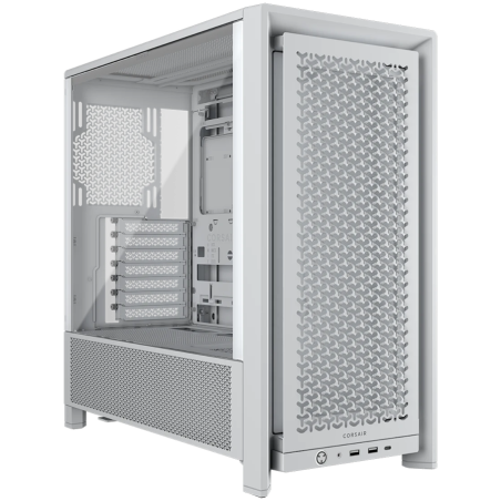 Ohišje CORSAIR FRAME 4000D Modular, Mid-Tower, belo
