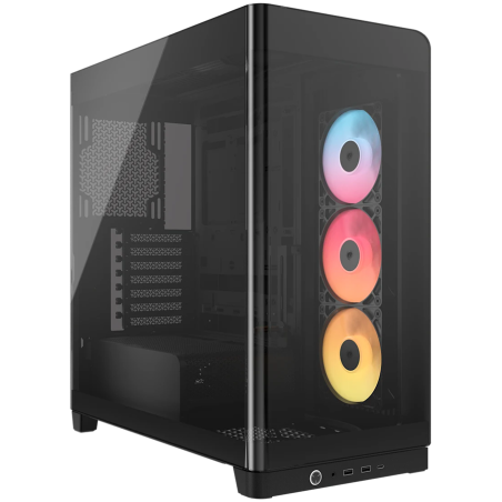 Ohišje CORSAIR FRAME 4500X RS-R ARGB, Mid-Tower, črno