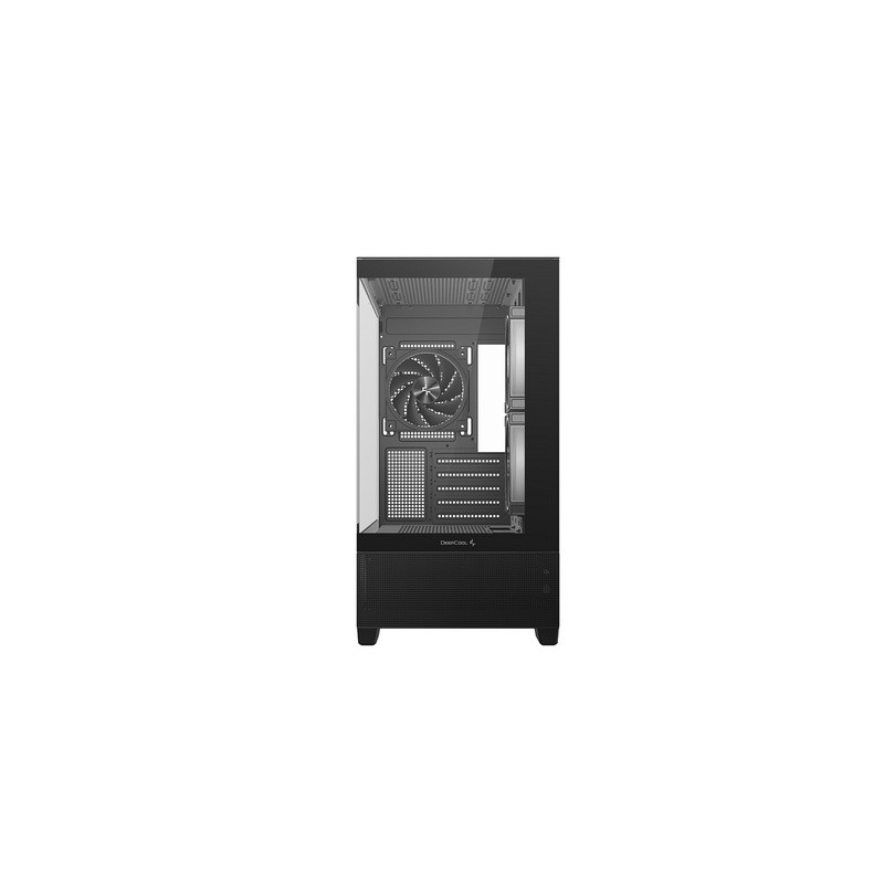 Ohišje DeepCool CG380 3F, mATX, Midi-Tower, kaljeno steklo, črno