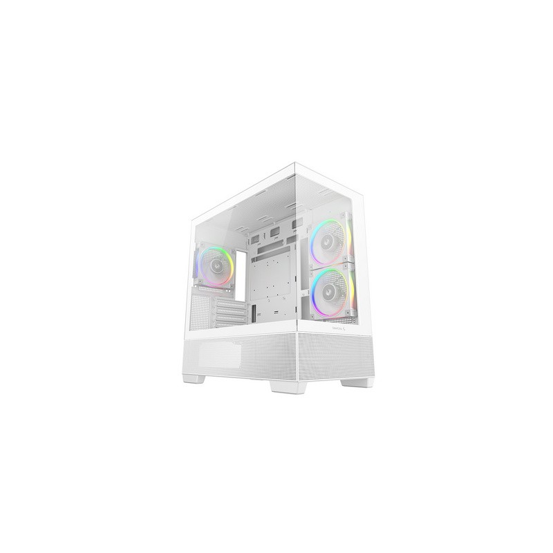 Ohišje DeepCool CG380 3F, mATX, Midi-Tower, kaljeno steklo, belo