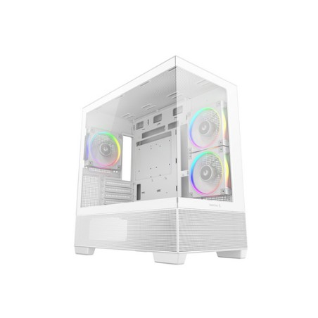 Ohišje DeepCool CG380 3F, mATX, Midi-Tower, kaljeno steklo, belo