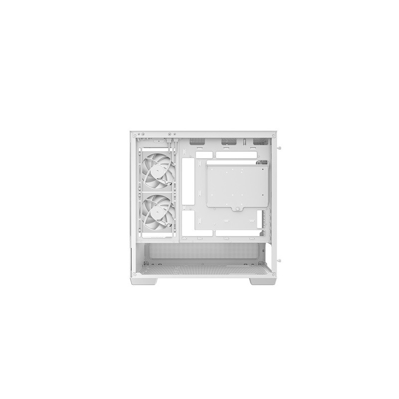 Ohišje DeepCool CG380 3F, mATX, Midi-Tower, kaljeno steklo, belo
