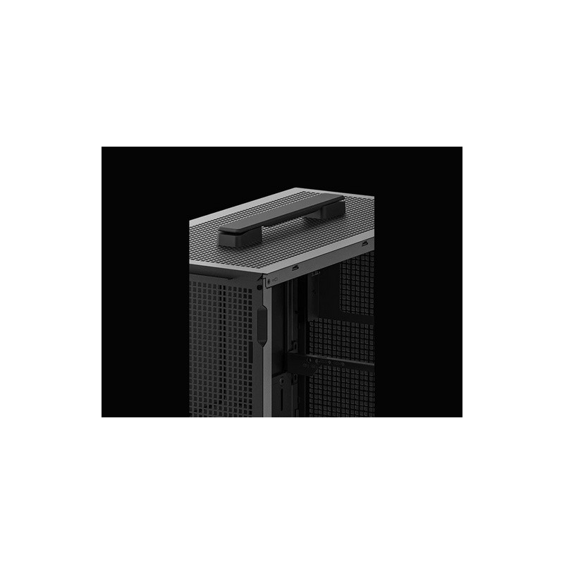 Ohišje DeepCool CH160 PLUS, ITX, Micro-ATX, kaljeno steklo, črno