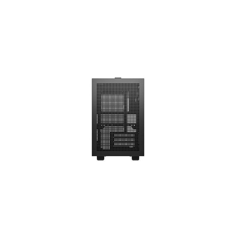 Ohišje DeepCool CH160 PLUS, ITX, Micro-ATX, kaljeno steklo, črno