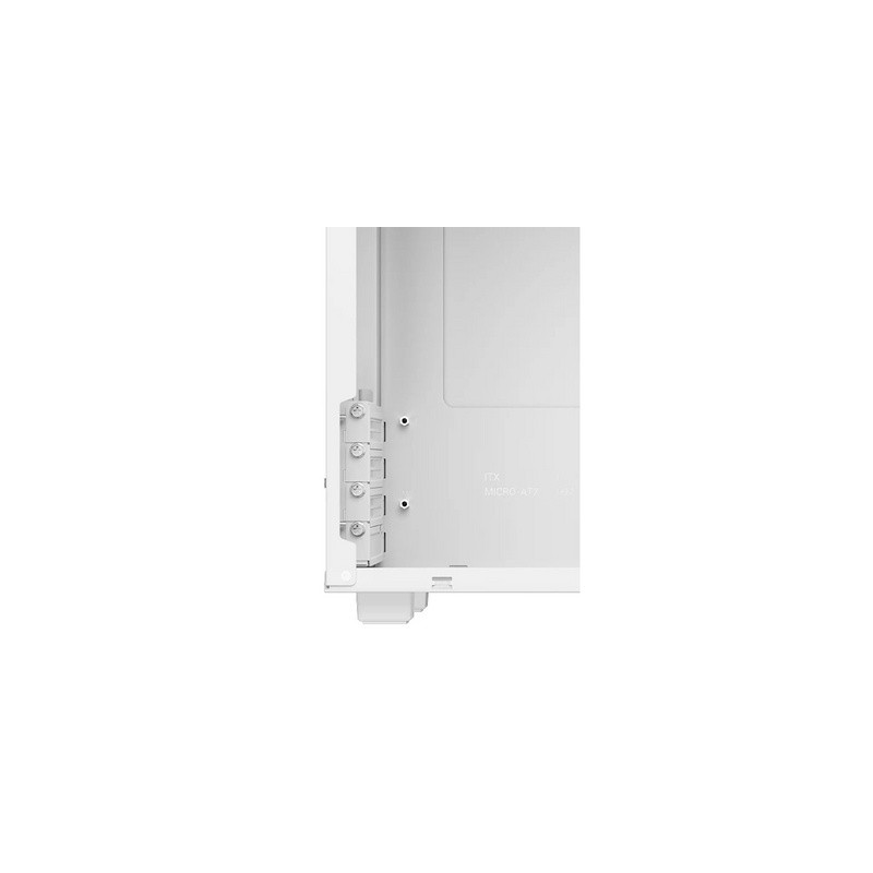 Ohišje DeepCool CH160 PLUS WH, ITX, Micro-ATX, kaljeno steklo, belo