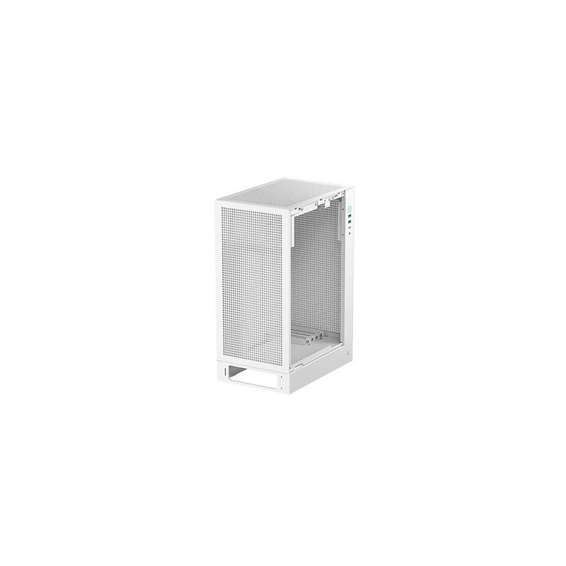 Ohišje DeepCool CH170 PLUS WH, ITX, Micro-ATX, kaljeno steklo, belo