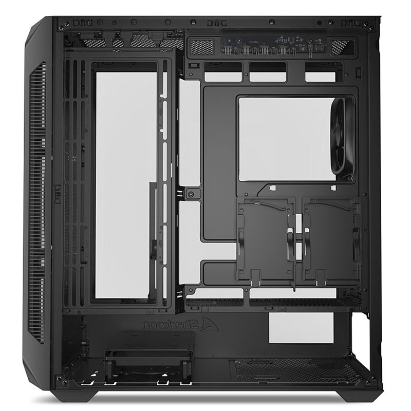 Ohišje Sharkoon AK5G RGB, midiATX, črno