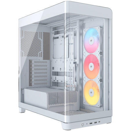 Ohišje CORSAIR FRAME 4500X RS-R ARGB, Mid-Tower, belo