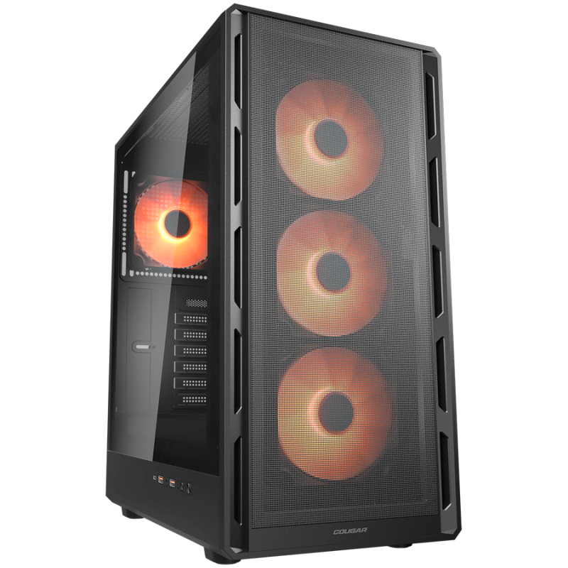 Ohišje COUGAR Airface Pure Pro, Midi Tower, črno