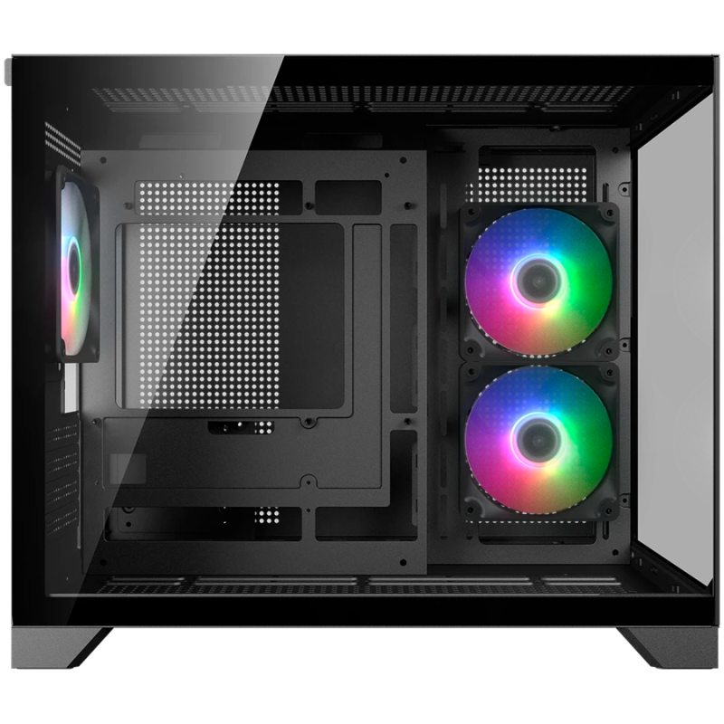 Ohišje COUGAR FV150 Mini RGB, Mid tower, črno