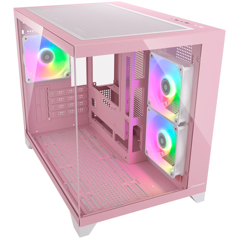 Ohišje COUGAR FV150 Mini RGB, Mid tower, roza