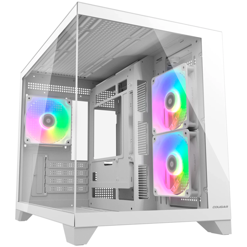 Ohišje COUGAR FV150 Mini RGB, Mid tower, belo